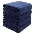 thumbnail image 1 of XtremepowerUS Heavy Duty Padded Moving Blankets, 72" x 80", Blue/Black, 6-Pack Furniture Protection Pads, 1 of 5