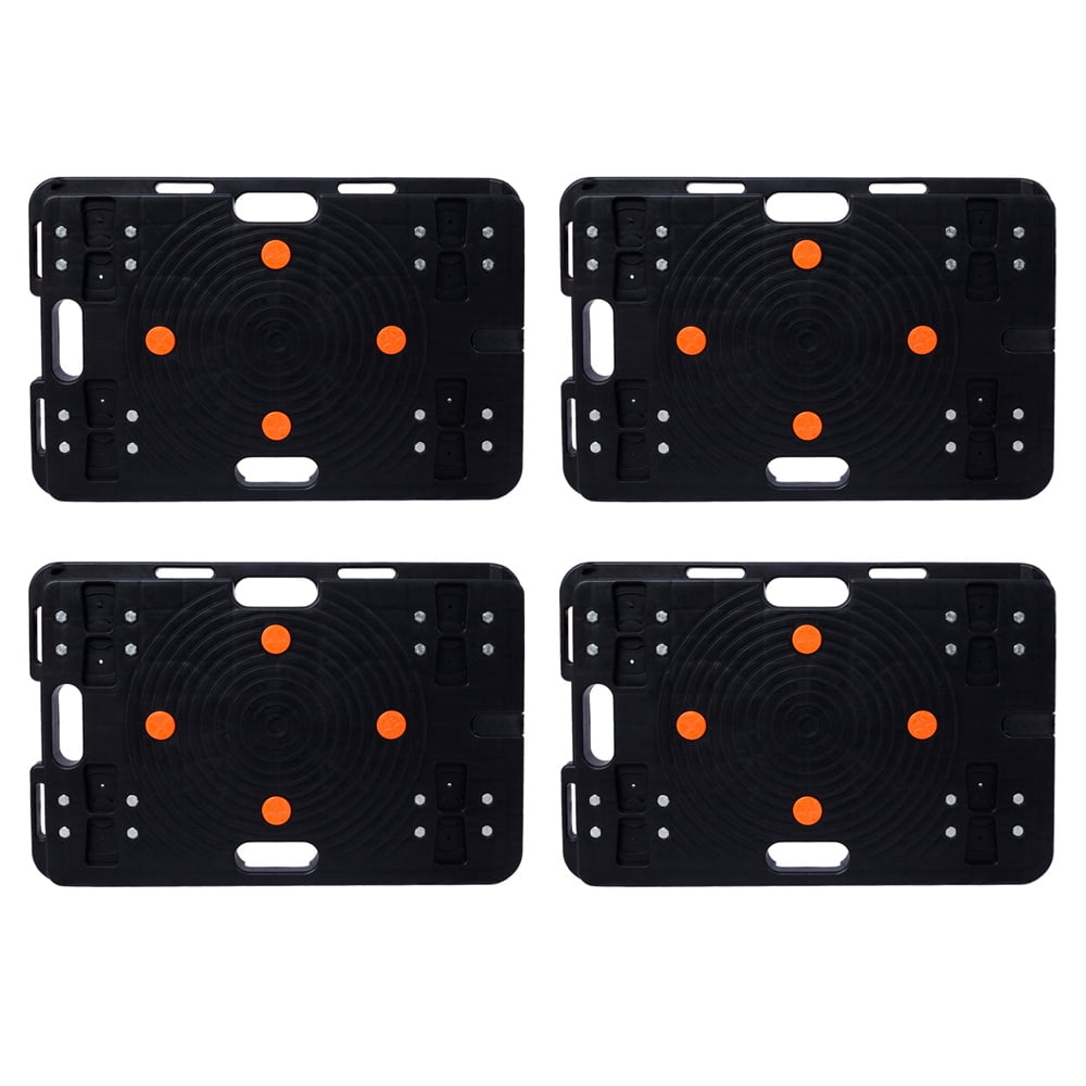 4Pcs Moving Dolly, Heavy Duty Furniture Rolling Mover, Interlocking Moving Dolly with 4 Wheels for Couch Boxes Heavy Items, 23.6 x 15.7 inch 330 Lbs Capacity Each Count
