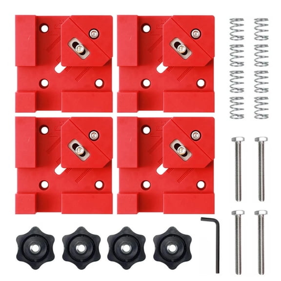 4Pcs Multipurpose 90° Angle Clamps Woodworking Tool Accuracy Alignment Wood Clamps For Box Miters Joint Projects