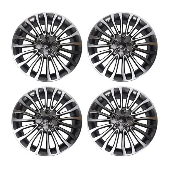 4Pcs NEW 18" Machined Grey Wheel 18x8 for 2017 2018 Ford Fusion 2.0L OEM Quality Rim