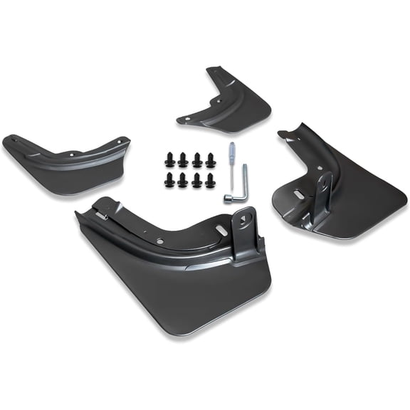 4Pcs New Version for Tesla Model Y Launch/Juniper Mud Flaps Accessories 2025 2026,Flexible Mudflaps Splash Guards All Weather Protector Fenders