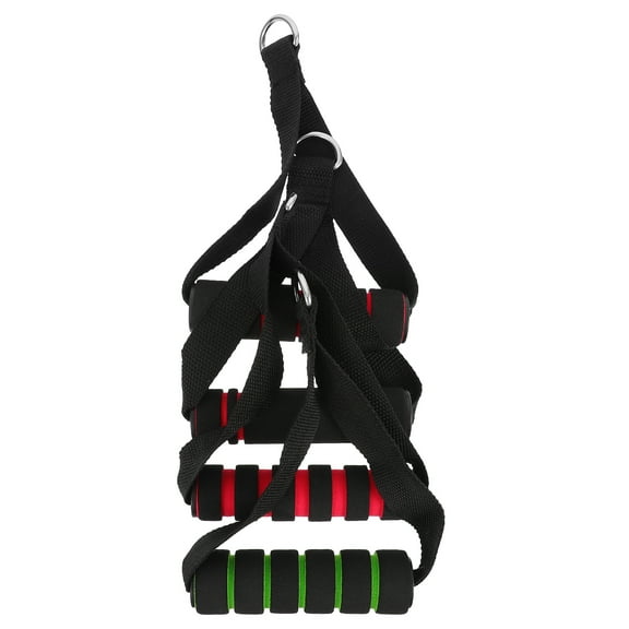 4Pcs Non-slip Fitness Pull Handles Workout Straps DIY Cable Machine Attachment