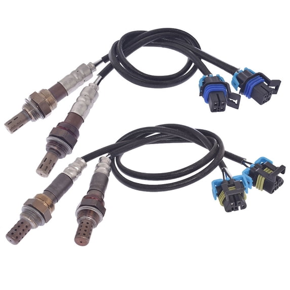 Gmc O2 Sensor Clips 4Pcs O2 Oxygen Sensor Upstream Downstream Replacement for Chevrolet ...
