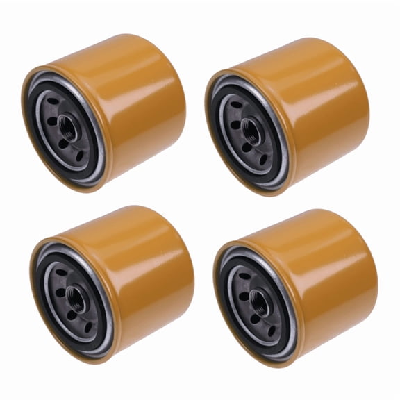 4Pcs Oil Filter 377-6969 6678233 P551042 57730 LF3758 5014515 Compatible with CAT Loader 236D 242D 259D 262D 272D Excavator 306E 307E Bobcat S220 S300 S650 T300