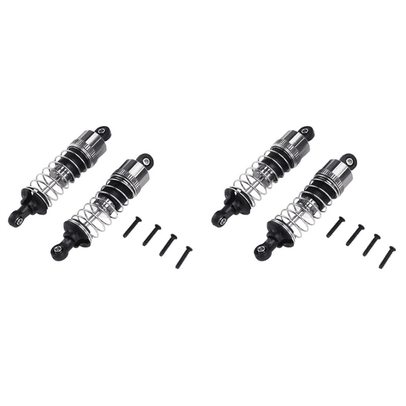 4Pcs Oil Metal Shock-Absorber Damper for HBX 16889 16889A 16890 16890A SG1601 SG1602 1/16 RC Car Upgrade Parts,2 x RC Upgrade Parts kit,As Shown