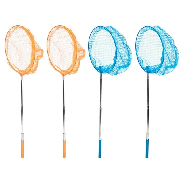 4Pcs Outdoor Kids Toy Nets Butterflies Telescopic Catcher Fishing Net
