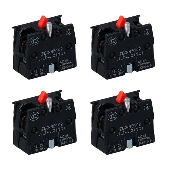 4Pcs Oxidation Resistant Pushbutton Switches Contacts Electronics Repair