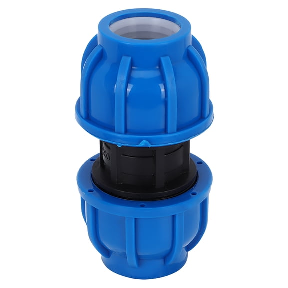 4Pcs PE Plastic 32mm To 32mm Straight Water Pipe Connector Fitting For PPR PE PVC Pipes