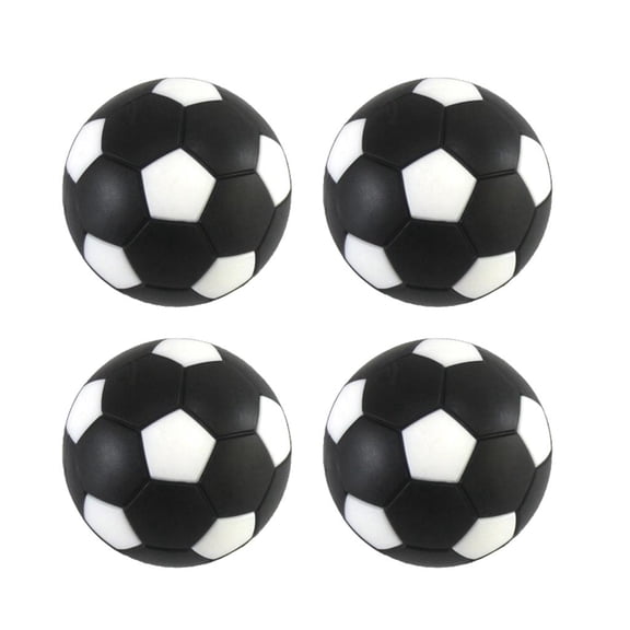 4Pcs/Pack Foosball Table Balls Table Soccer Balls for Foosball Tabletop Game Foosball Accessory Replacements Multicolor