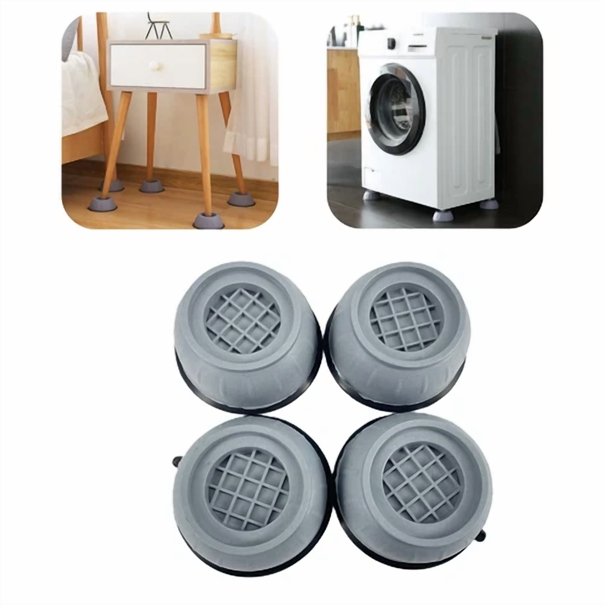 4Pcs/Pack Refrigerator Washing Machine Anti-Slip And Anti-Shock Pad Floor Mat