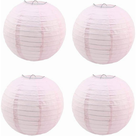 4Pcs Paper Lanterns Paper Lamp Shade Chinese Japanese Hanging Paper Lantern for Home, Party, Wedding, Christmas Decorations