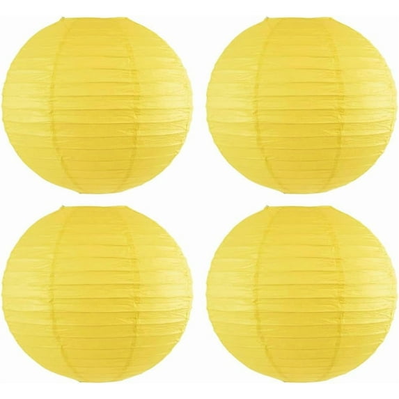 4Pcs Paper Lanterns Paper Lamp Shade Chinese Japanese Hanging Paper Lantern for Home, Party, Wedding, Christmas Decorations