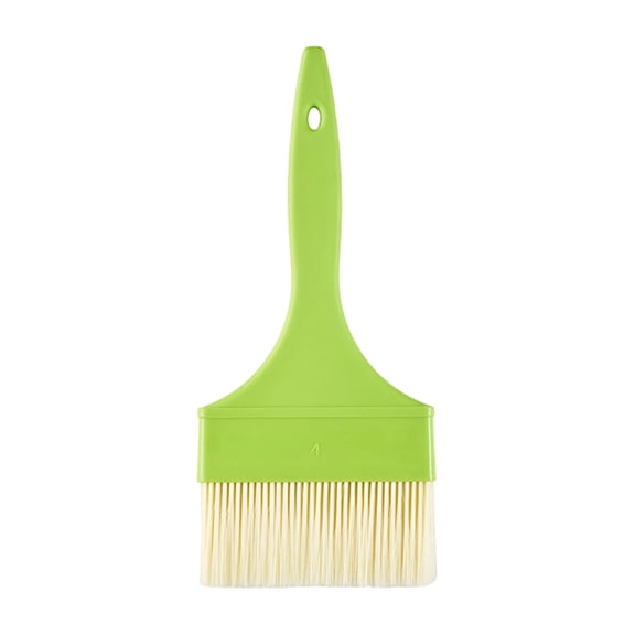 4Pcs Pastry Brush Set, inch Bristle Basting Brushes for Cooking, Heat Resistant, Kitchen Brush for Oil, BBQ Grill, Butter Sauce, Baking, with Hang Hole Design Green