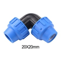 4Pcs Pe Pipe Quick-Connect Elbow Union Type Quick-Connect Fittings 45677