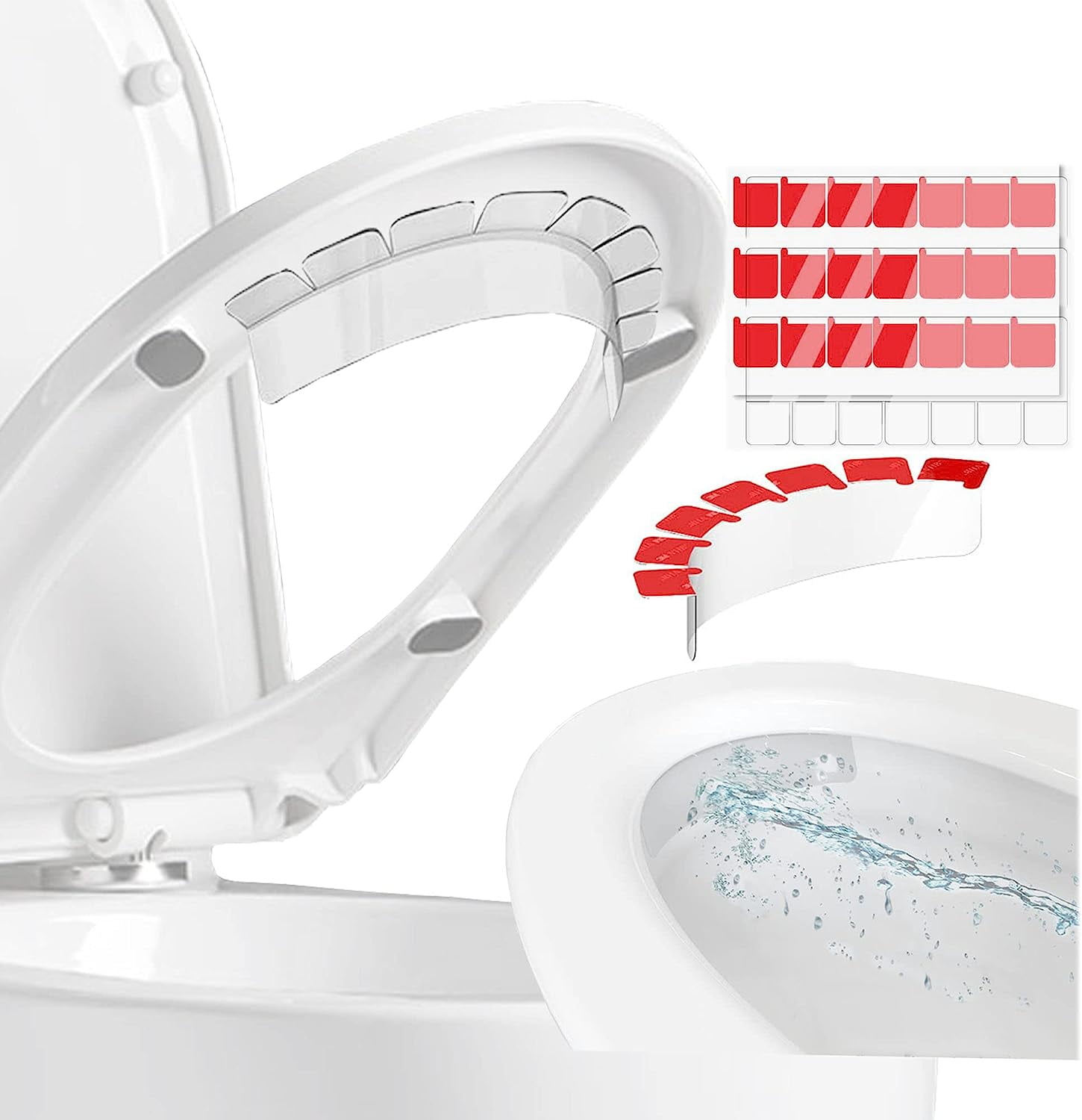 4Pcs Pee Guards, Toilet Guard to Prevent Pee Splash, Pee Guard for