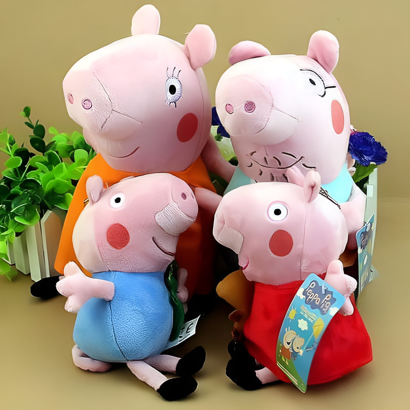 Peppa Pig Family Plush Doll Set Pieces