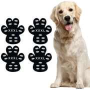 4Pcs Pet Dog Paw Protector Traction Pads Waterproof Breathable Non-slip Wear-resistant Shoes Booties Socks