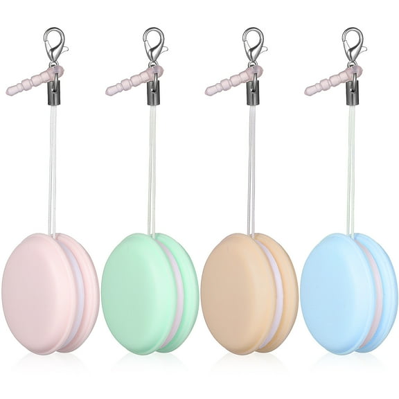 TOYMYTOY 4 Pcs Macaron Phone Screen Cleaners Screen Cleaning Pads PP Plastic Blue Practical Design