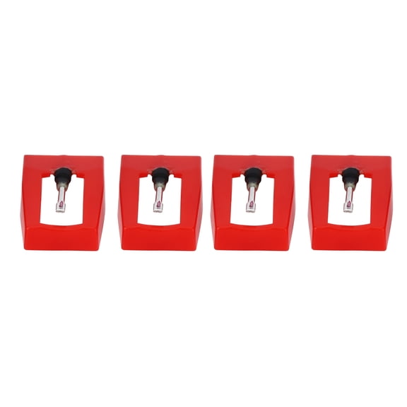 4Pcs Phonograph Stylus, Electric Record Player Turntable Needle Replacement (Compatible with Crosley, ION, Victrola, 1byone)