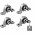 thumbnail image 1 of 4Pcs Pillow Block Bearings, Pillow Block Bearings, Ball Bearings, Zinc Alloy Bearings, Pillow Block Bearings, Ball Bearings, with Solid Cast Iron Base (Size : 8mm), 1 of 4
