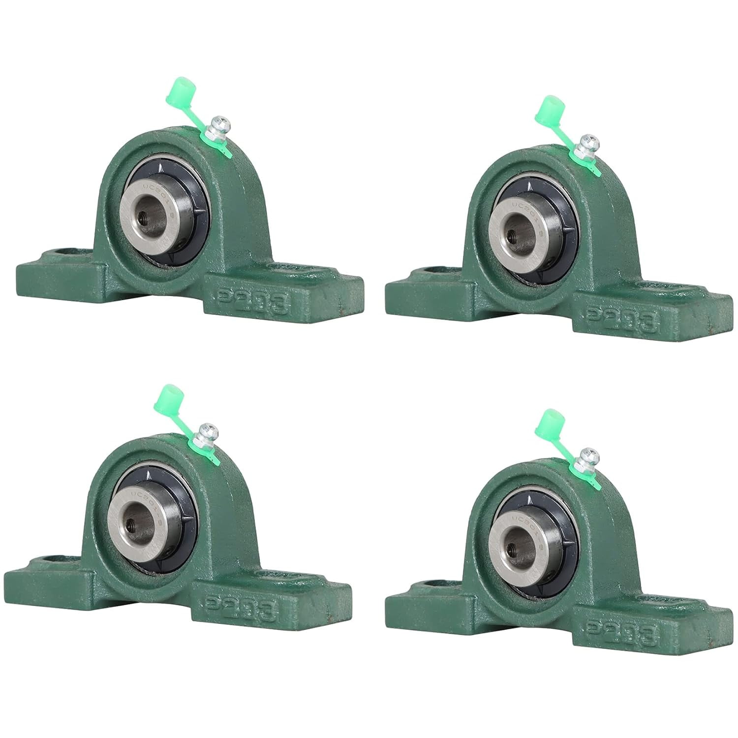 4Pcs Pillow Block Bearings UCP2018 Pillow Block Bearing 1/2 Inch Bore