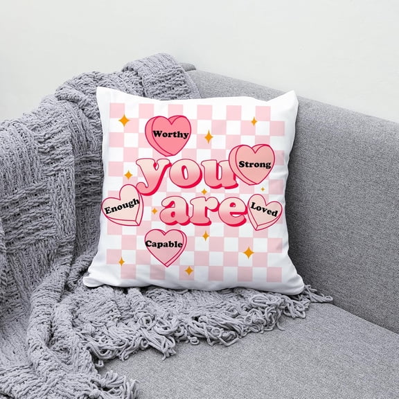 4Pcs Pink Hearts Heat Transfer Stickers Bible Saying Iron on Transfers Inspirational Quotes Iron on Patches Stickers Washable Heat Transfer Paper for Clothing Jeans Backpacks DIY Applique for DIY