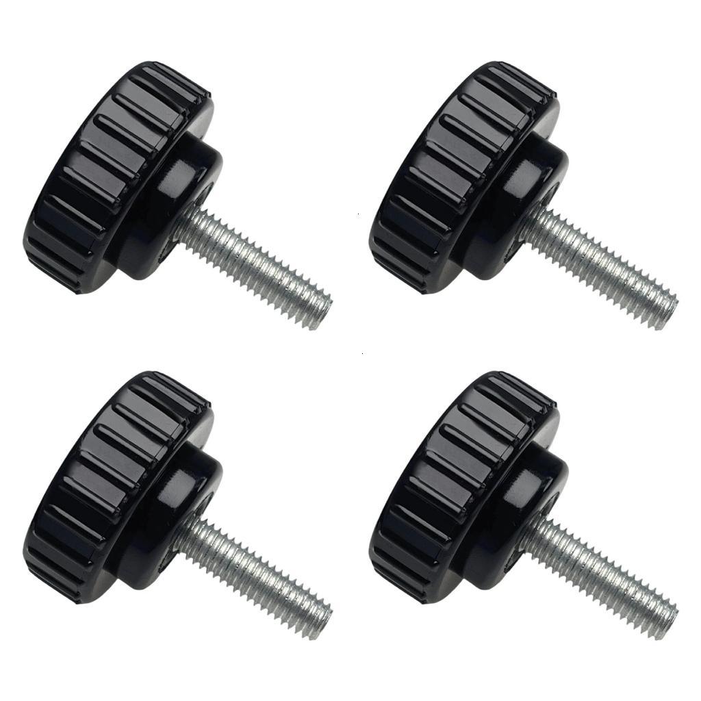 4Pcs Plastic 6mm Thumb Screw Knob Round Head Handle Hand Screw Knurled ...