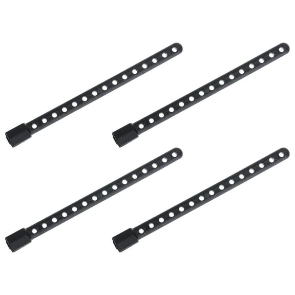 4Pcs Plastic Body Post Mounts RC Car Shell Column 7cm Length for Cars 94102 94122 94103 94123 1/10 Scale RC Car, Black