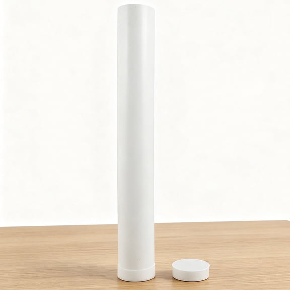 4Pcs Plastic Poster Tubes with Caps for Mailing Document Storage and Artwork Carrying