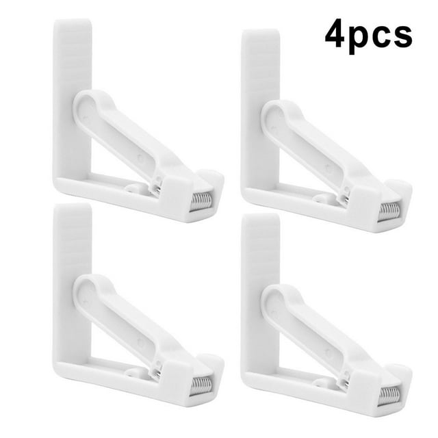4Pcs Plastic Tablecloth Clips Transparent Nonslip Securing Holder