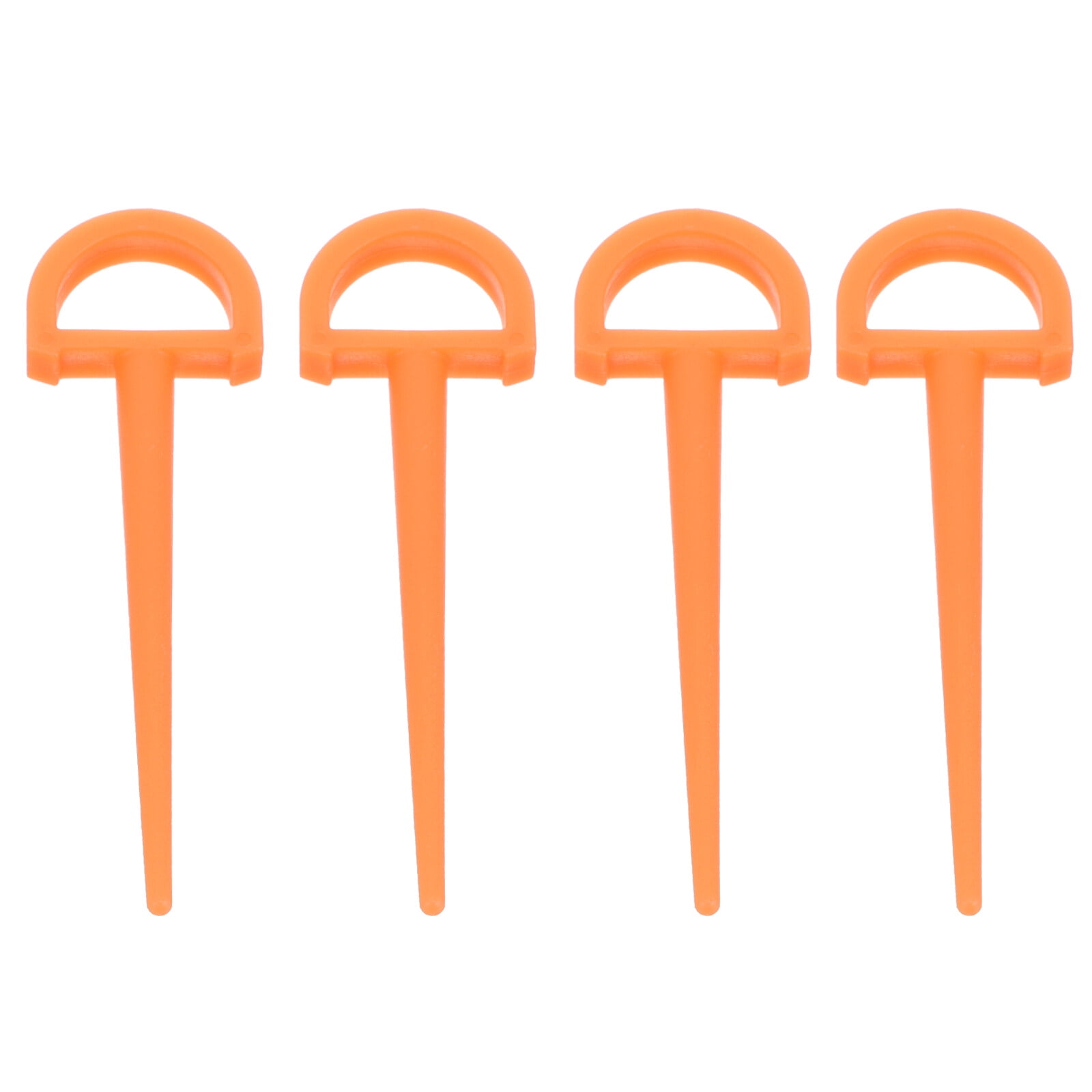 4Pcs Plastic Tent Stakes Camping Tent Stakes Heavy Duty Tent Stakes