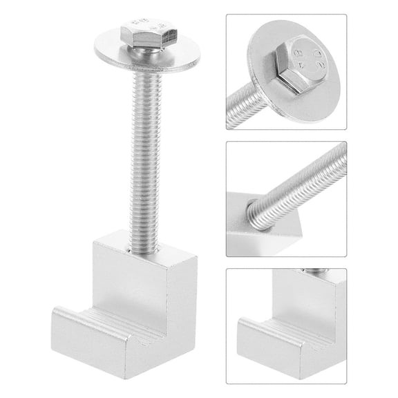 LITINKIMI Aluminum Truck Toolbox Mounting Brackets, Plated, Secure Fit and Easy Installation