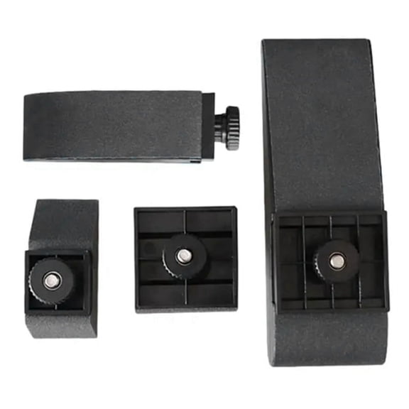 4Pcs Polishing Abrasive Block Plane Scrub Replaceable Edge Corner Treatment Polishing Fixture Tool Black