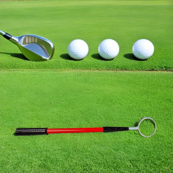 4Pcs Portable Golf Ball Picker Upper Clip Stainless Steel Holder for Golf Bag Attachment