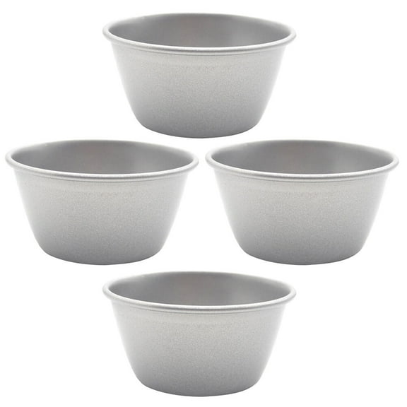 SEWOART Sewoart Premium High-Carbon Steel Pudding Mold for Baking 4Pcs