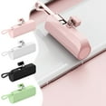 thumbnail image 1 of 4Pcs Portable Power Bank 5000mAh under $5! Yrmaups Portable Power Bank, 5000mAh Compact Lipstick Power Bank with Built in Cables, Fast Charging Battery Pack for Phone, Mini Emergency Charger, 1 of 9