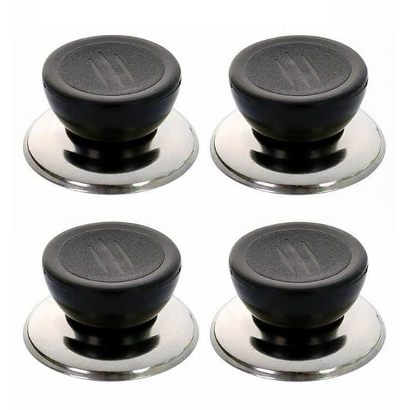 4Pcs Pot Lid Top Knob Heat-Resistant Dishwasher Safe Universal Kitchen Cookware Cooker Pot Lid Holding Handle Replacement Kit
