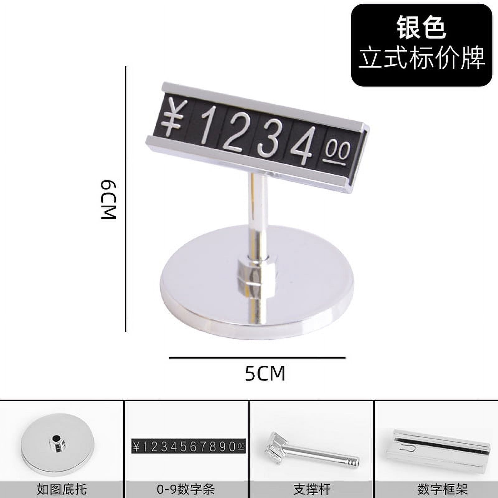 4Pcs Price Label Holder Retail Store Price Display Holder Supermarket