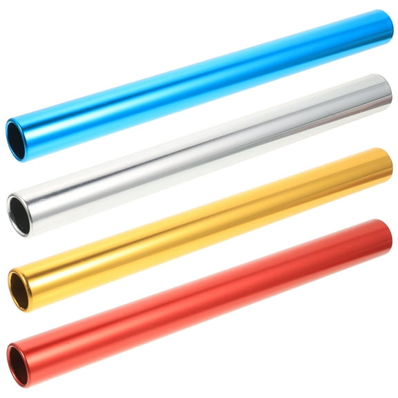 4Pcs Professional Relay Batons Athletics Race Sticks Anti-skid Relay Sticks Sports Accessory