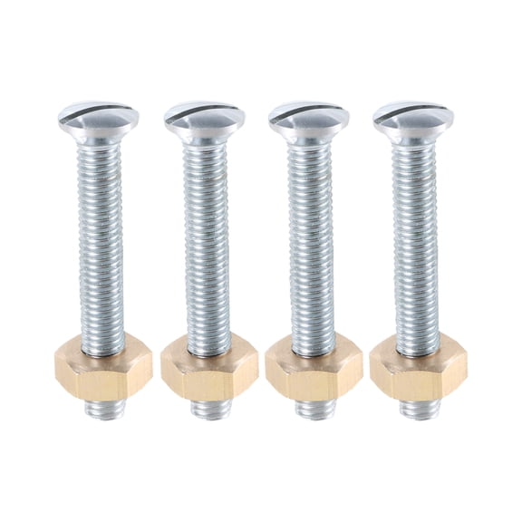4Pcs Professional Turntable Panel Fixing Screws 6mm Stainless Steel Screws Replacement For Garrard 301 Turntable