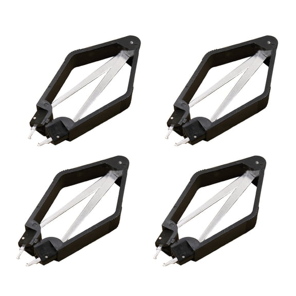 4-Piece IC Chip Puller Set with Precision Tweezers Small Straight Clips for Electronic Component Repair and Projects