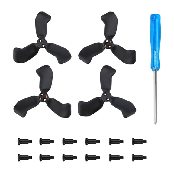4Pcs Propellers For 2 – PC Replacement Propeller Lightweight Quiet Low Noise Design Flexible Spare Propeller For Drill Bits & – Lightweight 1 7/8 Drill Bit Long Bit 1/2 Routers for Woodworking 1/2"