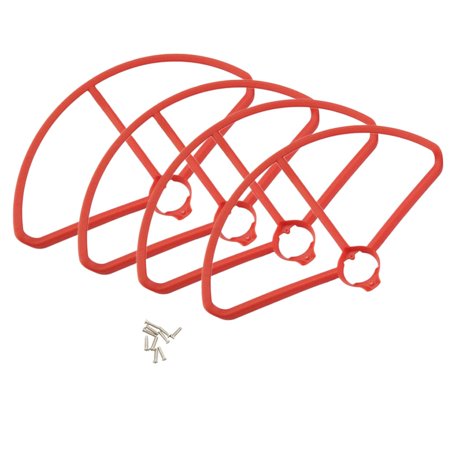 4Pcs Protector Guard Cover Circle for B2C Bugs2 Aircraft red