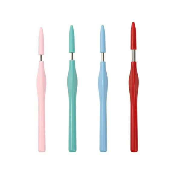 4Pcs Punching Needle Embroidery Set 2.5/3/3.5/5.0mm Needle Tip Punching Needle Embroidery Pen for Embroidery Sewing