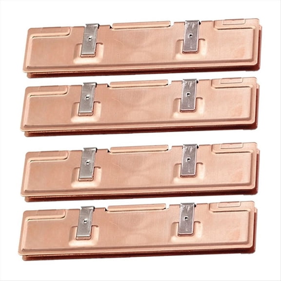 4Pcs Pure Copper RAM Heatsink Radiator for Ram Memory Cooler Cooling Heat Sink Desktop Memory Radiator DDR2 DDR3 DDR4