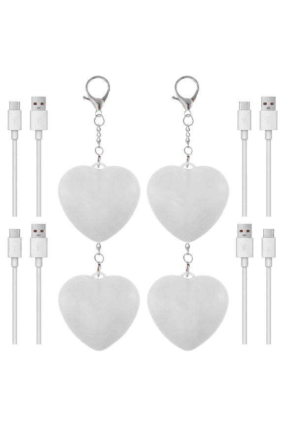 4Pcs Purse Glow Heart Light LED Automatic Sensor Purse Light Touch Activated Handbag Light Portable Handbag Night Light Mini Handbag Purse Lamp for Purse Women Girls