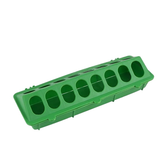 4Pcs Quail Feeder - 16 Ports Flip Top Design, Sun-Resistant , for Chicks/Quails, Easy Washable