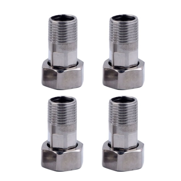 4Pcs Quick Coupling Water Meter Pump Pipe Fitting Connector With Seal Washer