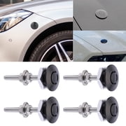 4Pcs Quick Release Latch Bumper Hood License Plate Lock Clip Kit Universal for Racing Car