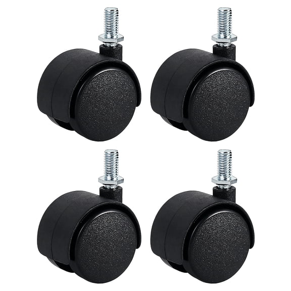 4Pcs Quiet Universals Casters Fixed Castors Wheel Furniture Linears Wheel For Smooth Movement On Floor